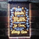 ADVPRO Good Friends Like Stars Always There Room  Dual Color LED Neon Sign st6-i3418 - White & Yellow
