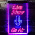 ADVPRO Live Show On Air Display  Dual Color LED Neon Sign st6-i3422 - Blue & Red