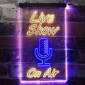 ADVPRO Live Show On Air Display  Dual Color LED Neon Sign st6-i3422 - Blue & Yellow