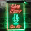 ADVPRO Live Show On Air Display  Dual Color LED Neon Sign st6-i3422 - Green & Red
