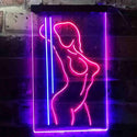 ADVPRO Dance Girl Club Bar Pub  Dual Color LED Neon Sign st6-i3423 - Blue & Red