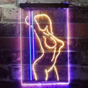 ADVPRO Dance Girl Club Bar Pub  Dual Color LED Neon Sign st6-i3423 - Blue & Yellow