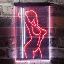 ADVPRO Dance Girl Club Bar Pub  Dual Color LED Neon Sign st6-i3423 - White & Red