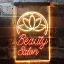 ADVPRO Beauty Salon Flower Decoration  Dual Color LED Neon Sign st6-i3424 - Red & Yellow