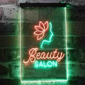 ADVPRO Flower Beauty Salon Woman  Dual Color LED Neon Sign st6-i3431 - Green & Red