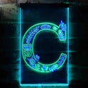 ADVPRO Letter C Initial Monogram Family Name  Dual Color LED Neon Sign st6-i3440 - Green & Blue