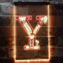ADVPRO Letter Y Initial Monogram Family Name  Dual Color LED Neon Sign st6-i3462 - Red & Yellow