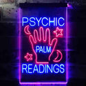 ADVPRO Psychic Palm Readings  Dual Color LED Neon Sign st6-i3464 - Blue & Red