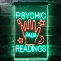 ADVPRO Psychic Palm Readings  Dual Color LED Neon Sign st6-i3464 - Green & Red