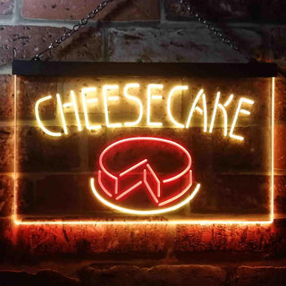 ADVPRO Cheesecake Shop Display Dual Color LED Neon Sign st6-i3478 - Red & Yellow