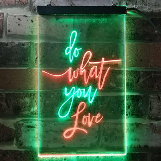 ADVPRO Do What You Want Room Decor  Dual Color LED Neon Sign st6-i3484 - Green & Red