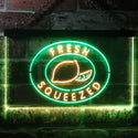 ADVPRO Fresh Squeezed Lemonade Dual Color LED Neon Sign st6-i3487 - Green & Yellow