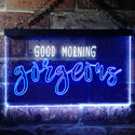 ADVPRO Good Morning Gorgeous Girl Room Dual Color LED Neon Sign st6-i3489 - White & Blue