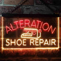 ADVPRO Alteration Shoe Repair Dual Color LED Neon Sign st6-i3501 - Red & Yellow