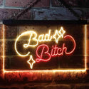 ADVPRO Bad Bitch Room Display Bar Dual Color LED Neon Sign st6-i3522 - Red & Yellow