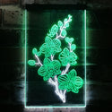 ADVPRO Orchid Flower Room  Dual Color LED Neon Sign st6-i3529 - White & Green