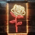 ADVPRO Rose Flower Room  Dual Color LED Neon Sign st6-i3531 - Red & Yellow