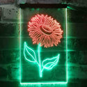 ADVPRO Sunflower Room  Dual Color LED Neon Sign st6-i3533 - Green & Red