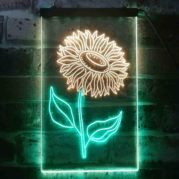 ADVPRO Sunflower Room  Dual Color LED Neon Sign st6-i3533 - Green & Yellow