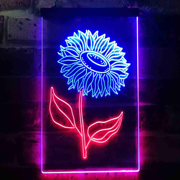 ADVPRO Sunflower Room  Dual Color LED Neon Sign st6-i3533 - Red & Blue
