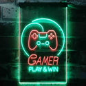 ADVPRO Game Room Console Kid Cave  Dual Color LED Neon Sign st6-i3546 - Green & Red