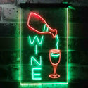 ADVPRO Wine Bar Display  Dual Color LED Neon Sign st6-i3589 - Green & Red