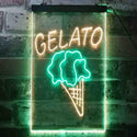 ADVPRO Gelato Ice Cream Shop  Dual Color LED Neon Sign st6-i3602 - Green & Yellow