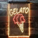ADVPRO Gelato Ice Cream Shop  Dual Color LED Neon Sign st6-i3602 - Red & Yellow