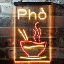 ADVPRO Pho Vietnam Noodle Night Eat  Dual Color LED Neon Sign st6-i3619 - Red & Yellow