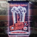 ADVPRO Best Pub in Town Beer Home Bar  Dual Color LED Neon Sign st6-i3633 - White & Orange