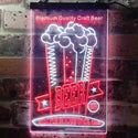 ADVPRO Best Pub in Town Beer Home Bar  Dual Color LED Neon Sign st6-i3633 - White & Red