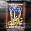 ADVPRO Best Pub in Town Beer Home Bar  Dual Color LED Neon Sign st6-i3633 - White & Yellow