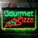 ADVPRO Gourmet Pizza Shop Display Dual Color LED Neon Sign st6-i3635 - Green & Red