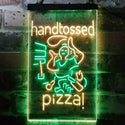 ADVPRO Hand Tossed Pizza  Dual Color LED Neon Sign st6-i3636 - Green & Yellow