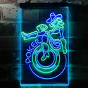 ADVPRO Las Vegas Girl Poker Bar  Dual Color LED Neon Sign st6-i3642 - Green & Blue