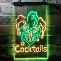 ADVPRO Cocktails Jester  Dual Color LED Neon Sign st6-i3651 - Green & Yellow
