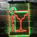 ADVPRO Cocktails Open  Dual Color LED Neon Sign st6-i3652 - Green & Red