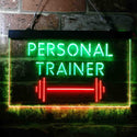 ADVPRO Personal Trainer Fitness Center Dual Color LED Neon Sign st6-i3654 - Green & Red