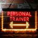 ADVPRO Personal Trainer Fitness Center Dual Color LED Neon Sign st6-i3654 - Red & Yellow