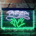 ADVPRO Hand Made Pizza Shop Dual Color LED Neon Sign st6-i3658 - White & Green