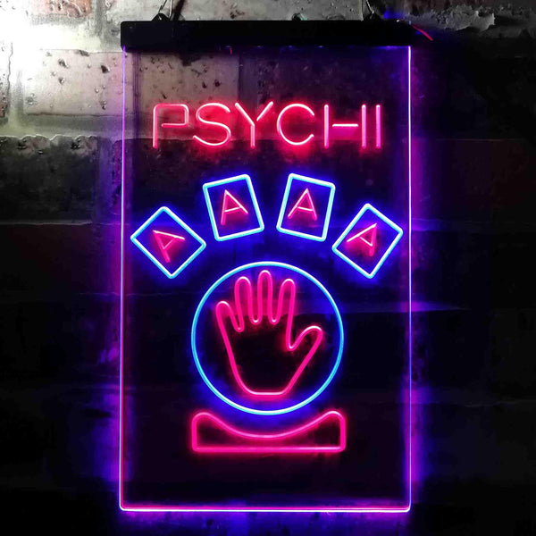 ADVPRO Psychic  Dual Color LED Neon Sign st6-i3659 - Blue & Red