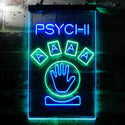 ADVPRO Psychic  Dual Color LED Neon Sign st6-i3659 - Green & Blue