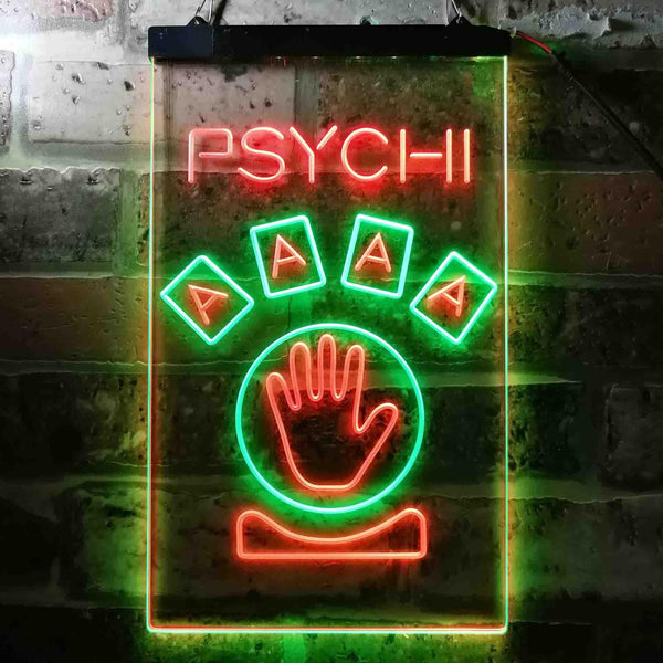 ADVPRO Psychic  Dual Color LED Neon Sign st6-i3659 - Green & Red