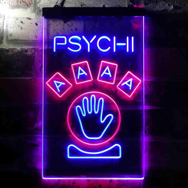 ADVPRO Psychic  Dual Color LED Neon Sign st6-i3659 - Red & Blue