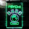 ADVPRO Psychic  Dual Color LED Neon Sign st6-i3659 - White & Green