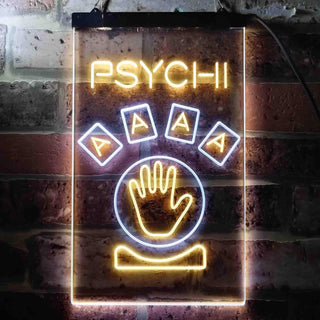 ADVPRO Psychic  Dual Color LED Neon Sign st6-i3659 - White & Yellow