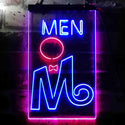 ADVPRO Retro Men Toilet  Dual Color LED Neon Sign st6-i3663 - Red & Blue