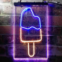 ADVPRO Popsicle Ice Cream  Dual Color LED Neon Sign st6-i3665 - Blue & Yellow