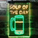 ADVPRO Soup of The Day Beer Bar  Dual Color LED Neon Sign st6-i3669 - Green & Yellow