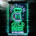 ADVPRO Cold Beer is All I Need  Dual Color LED Neon Sign st6-i3677 - White & Green